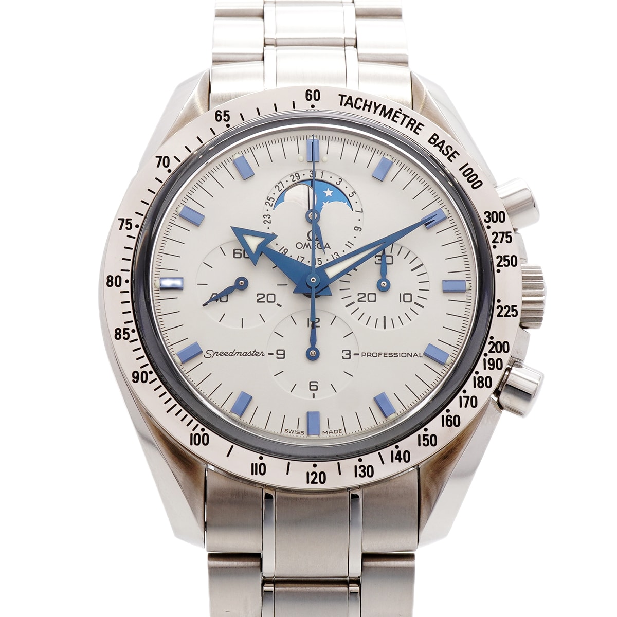 ★SALE【6wib0102】オメガ スピードマスター プロフェッショナル ムーンフェイズ 3575.20 白文字盤【中古】腕時計 メンズ