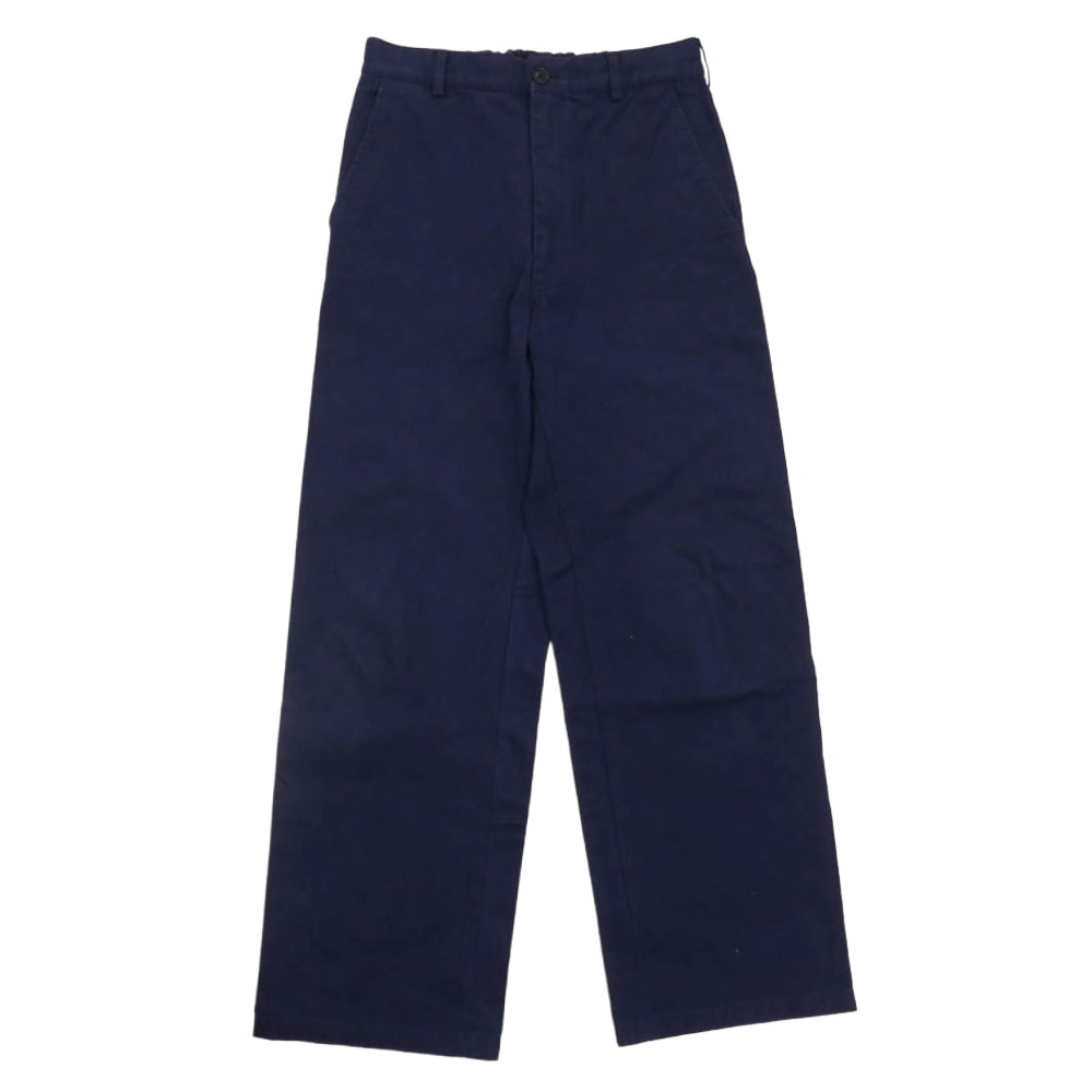GUCCI グッチ パンツ 22AW 669182 669182 ZAHPV サイドワッペン コットン チノパンツ ネイビー系 44【中古】