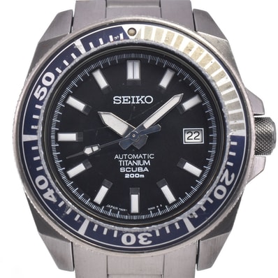 セイコー SEIKO SBDA001/7S25-00D0 ダイバースキューバ ブラックサムライ ブラック 自動巻き メンズ 箱付き 腕時計 L#148098
