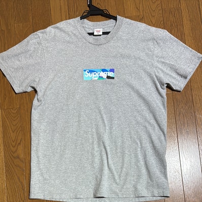 Supreme / Emilio Pucci® Box Logo Tee "Grey/Blue"