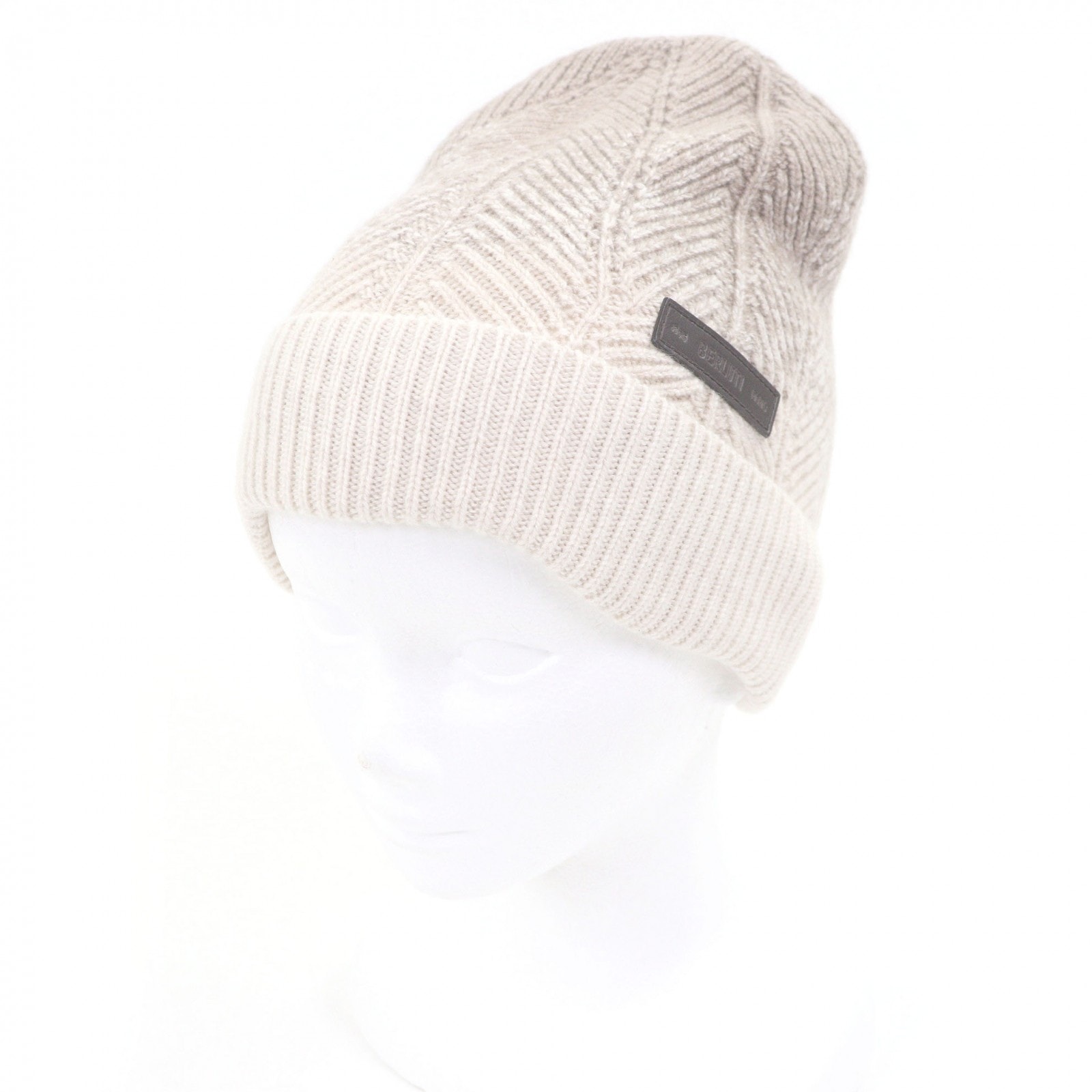 極美品 ベルルッティ ニットキャップ ベージュ メンズ