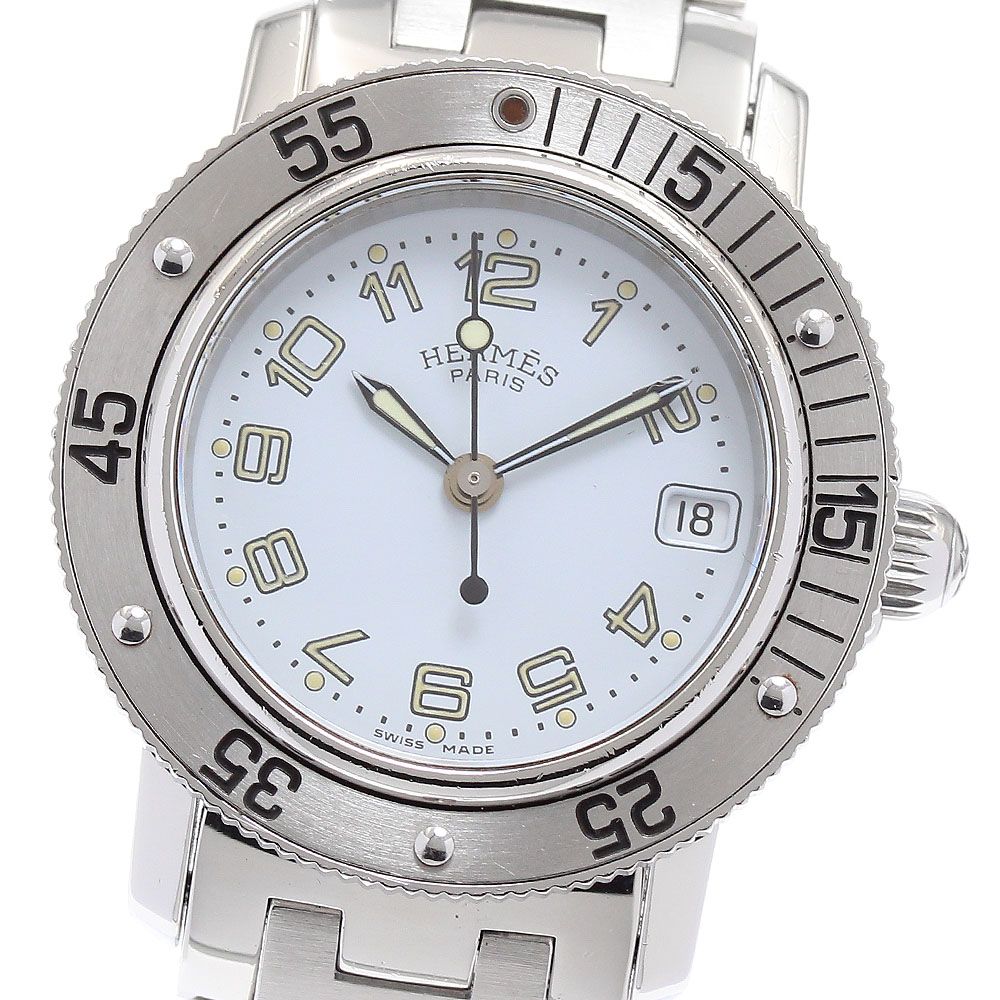 エルメス クリッパー ダイバー デイト CL5.210 レディース 【中古】