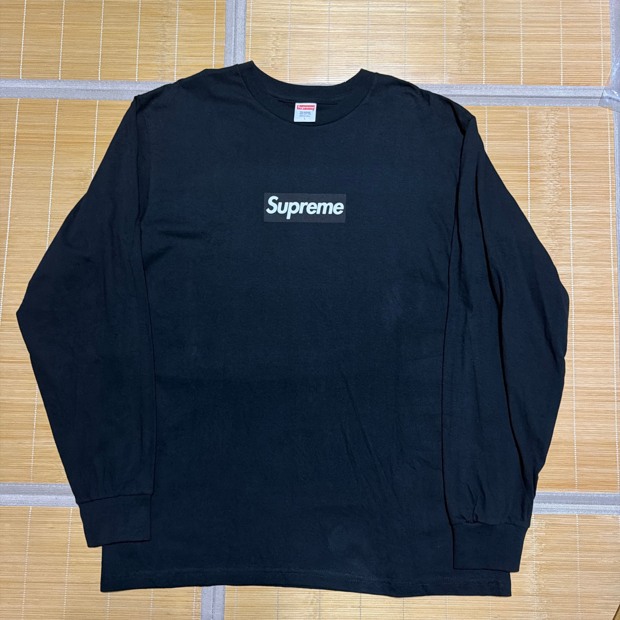 Supreme Box Logo L/S Tee "Black"
