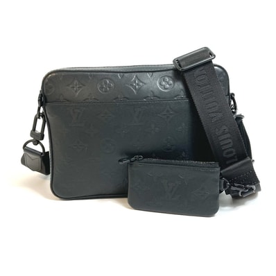 Louis Vuitton Duo Messenger Monogram Shadow "Noir"