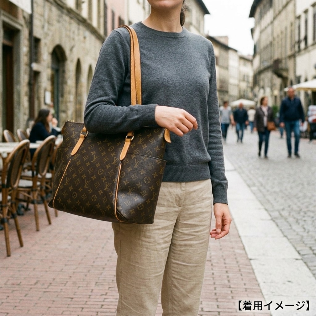 C (やや傷や汚れあり)】ルイヴィトン トータリーMM モノグラム