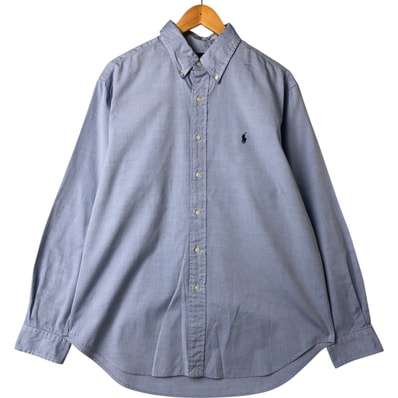 古着 ラルフローレン Ralph Lauren CLASSIC FIT 長袖 ボタンダウンシャツ メンズL相当/eaa509386
