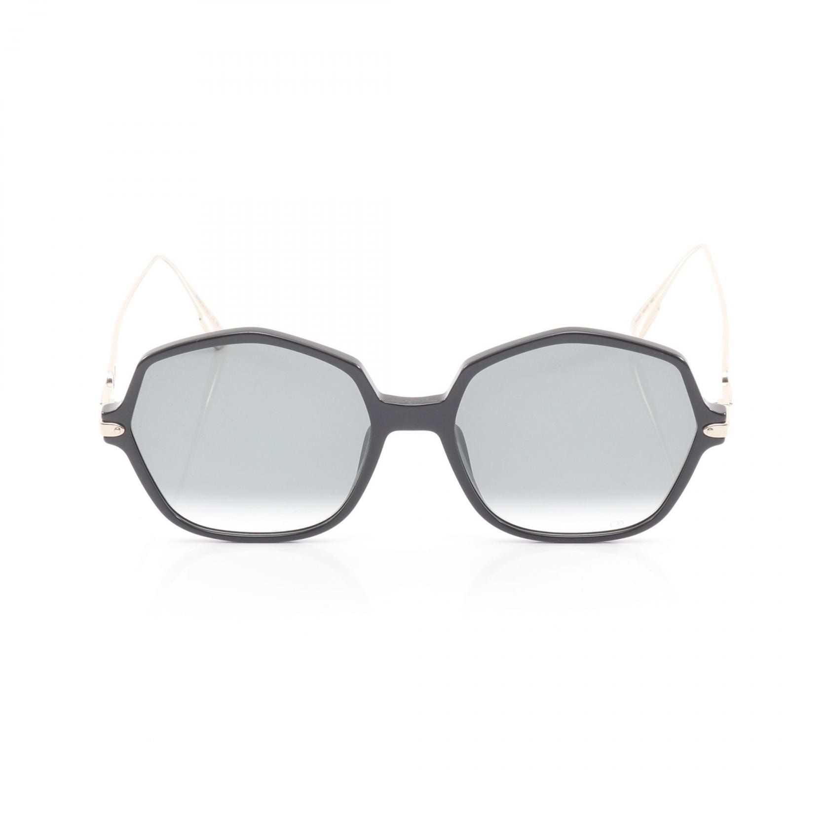 ディオール Dior DIOR LINK2 サングラス 衣料品 GP / プラスチック レディース ブラック系 / ゴールド系 【中古】