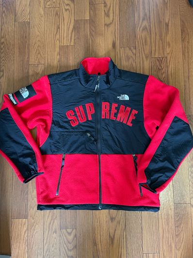 Supreme x The North Face Arc Logo Denali Fleece Jacket "Red"