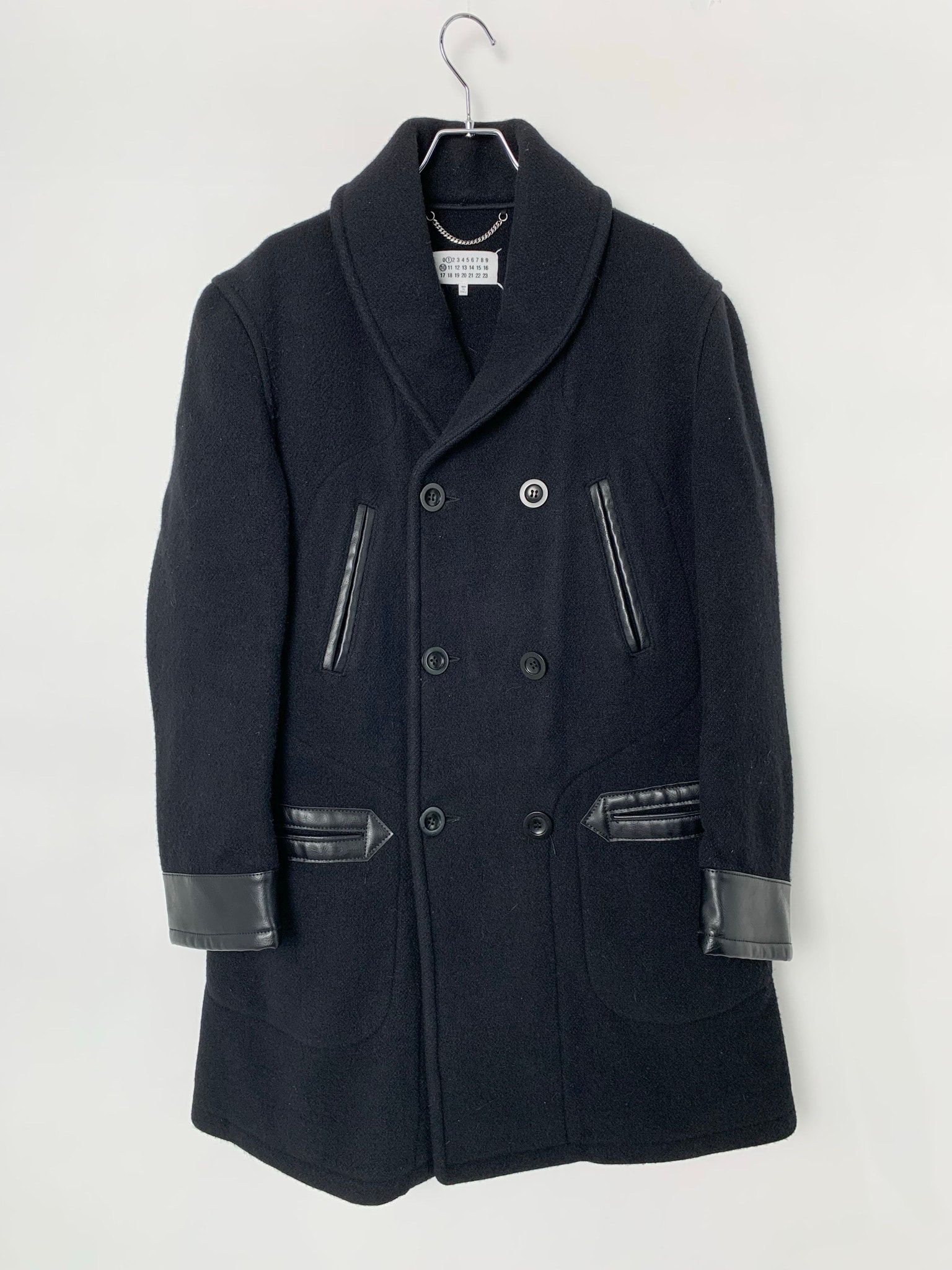 Maison Margiela Double Cloth Caban "Black"