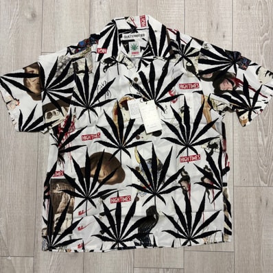 WACKO MARIA High Times / Hawaiian Shirt "White"