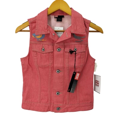 パンドラ期 デニムトラッカーベスト SHORTY-KIM【1140563562979】