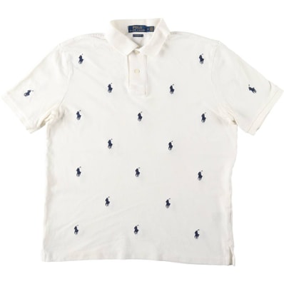 古着 ラルフローレン Ralph Lauren POLO RALPH LAUREN CLASSIC FIT 総柄 半袖 ポロシャツ メンズM相当/eaa620731