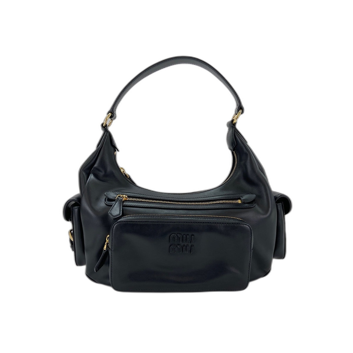 ミュウ ミュウ Miu Miu ポケット ショルダーバッグ【中古】