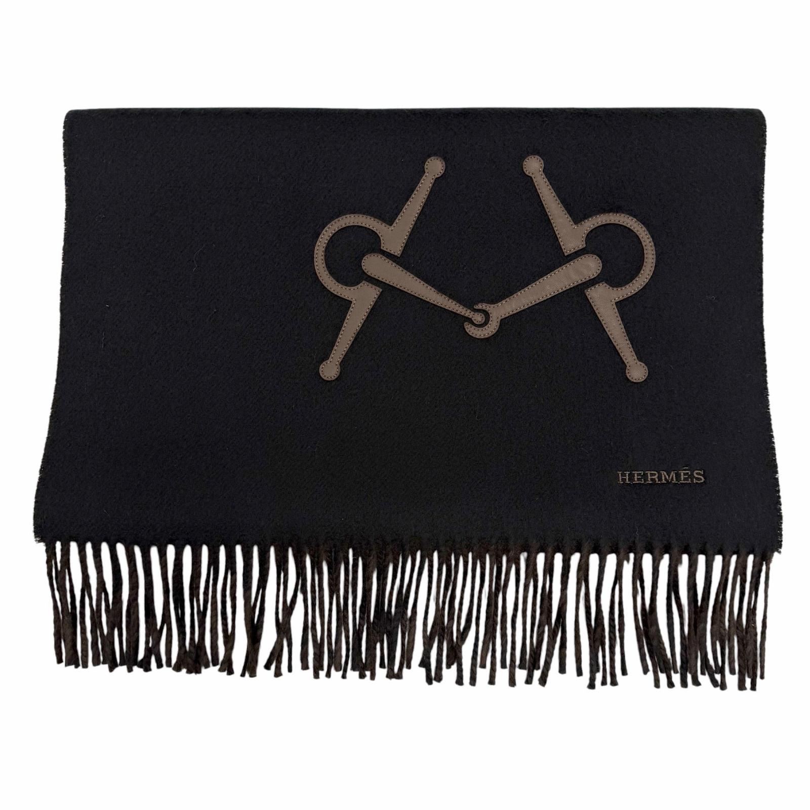 極美品 エルメス マフラー メンズ