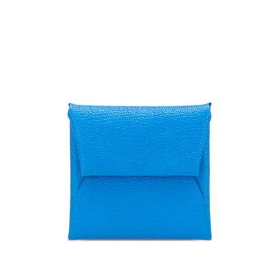 エルメス バスティア コインケース ブルー系 シェーブル レディース HERMES 中古