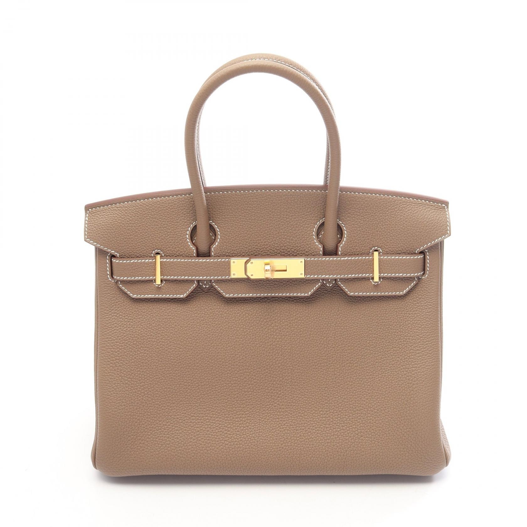 エルメス HERMES バーキン30 エトゥープ ハンドバッグ バッグ トゴ トゴ レディース グレー系 【中古】