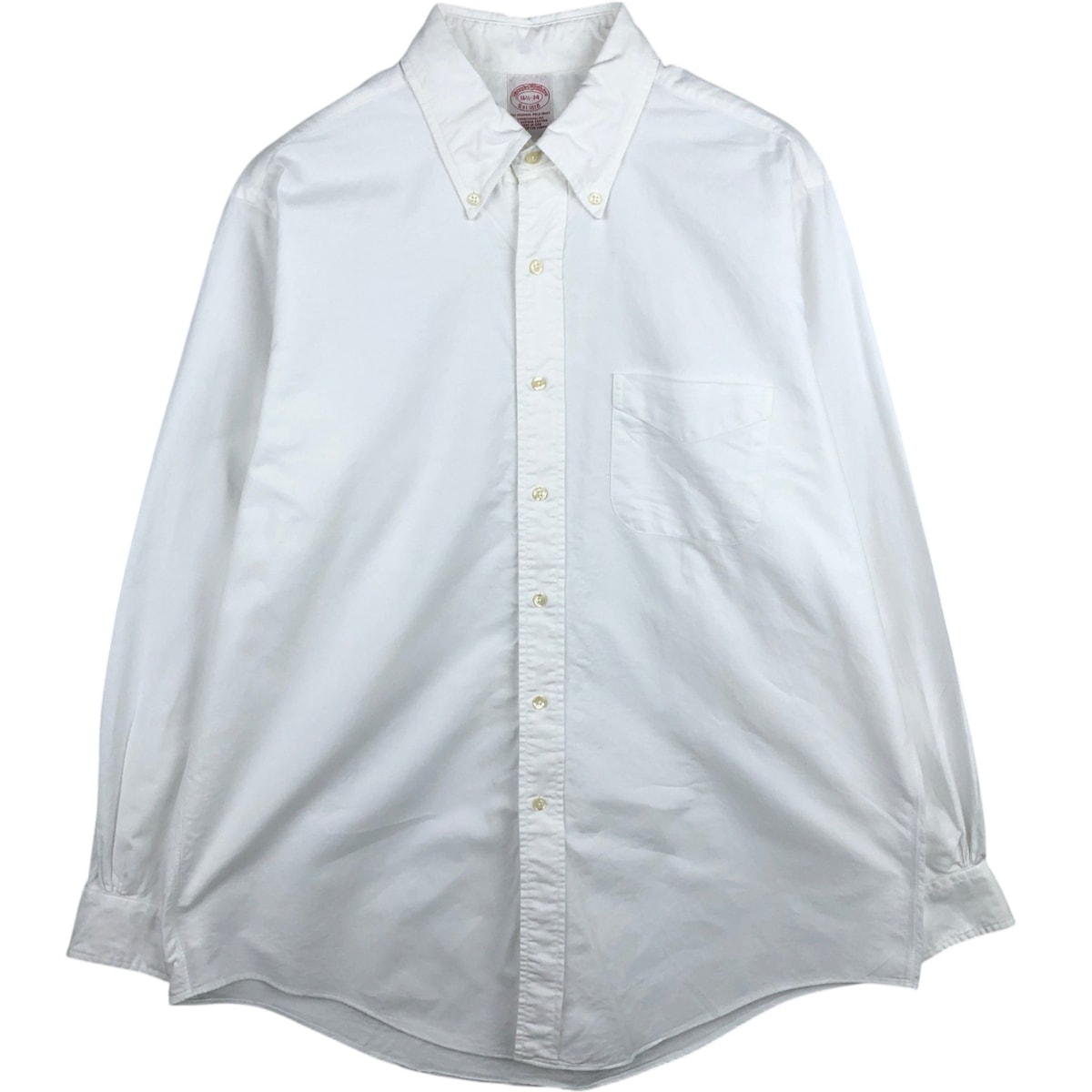 古着 ブルックスブラザーズ Brooks Brothers Est.1818 長袖 ボタンダウンシャツ USA製 メンズL相当/eaa625284