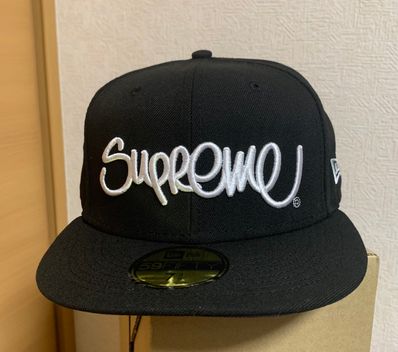 Supreme Handstyle New Era "Black"