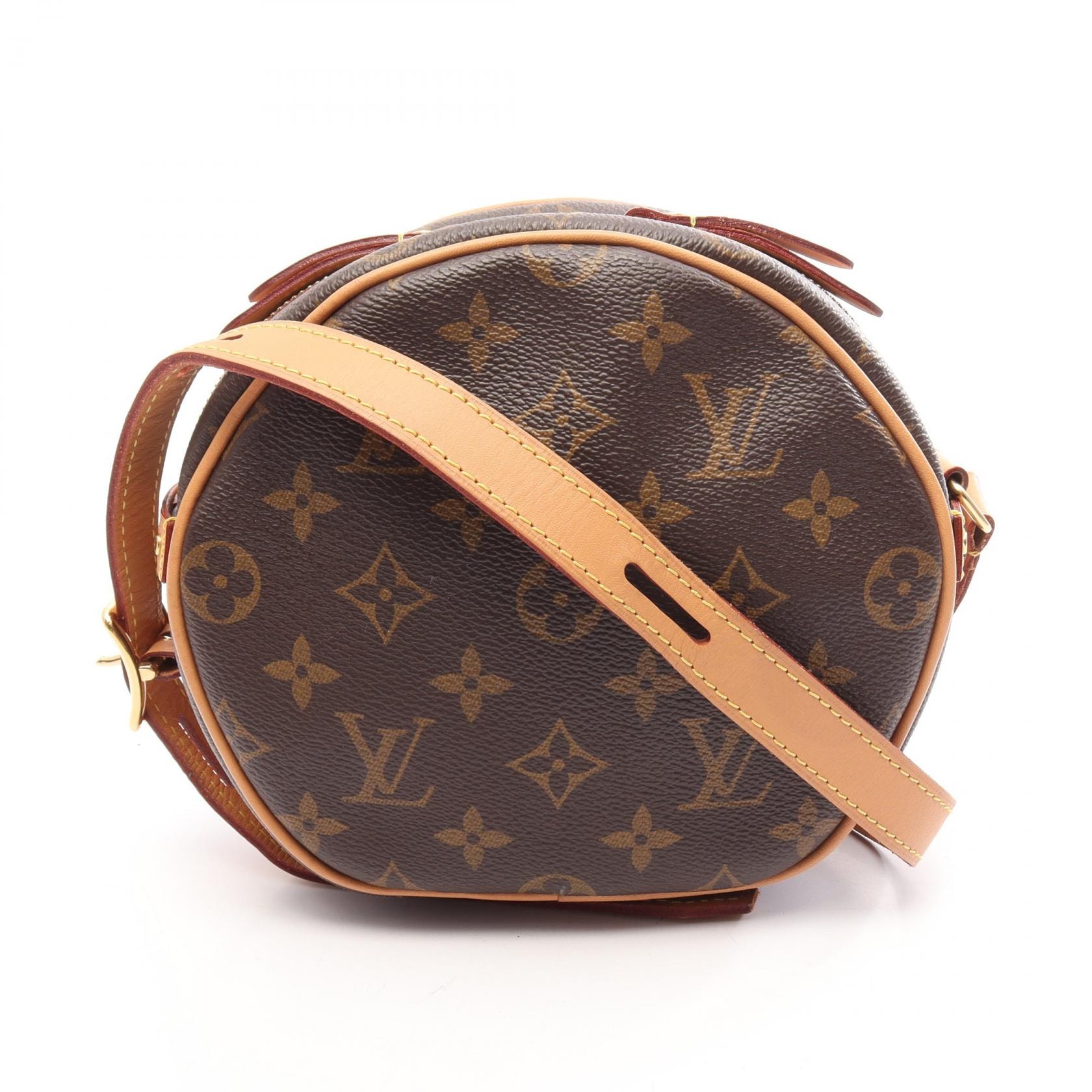 ルイ・ヴィトン LOUIS VUITTON ボワット シャポー スープルPM ショルダーバッグ バッグ PVCコーティングキャンバス レザー モノグラム レディース ブラウン系 M45149 【中古】