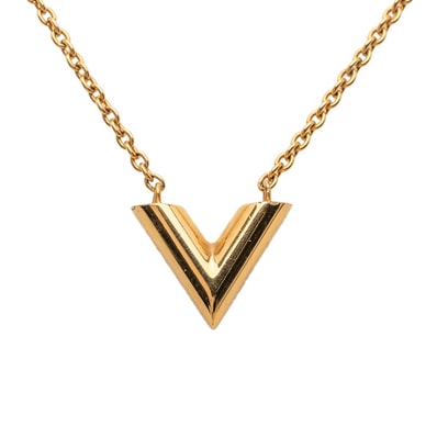 Louis Vuitton Essential V Necklace "Gold"