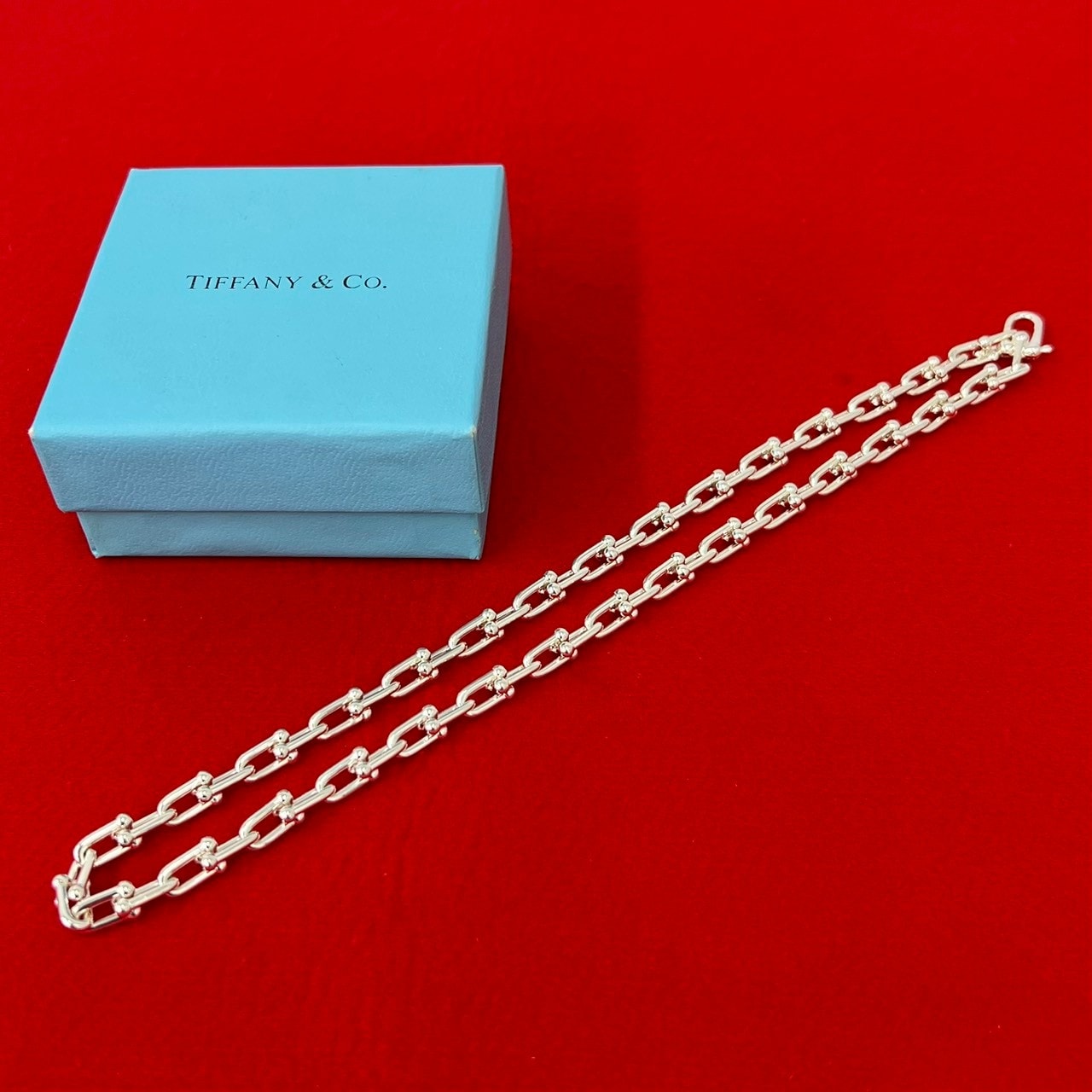 TIFFANY&Co. ティファニー ハードウェア スモールリンク ネックレス シルバー925 ネックレス シルバー
65683