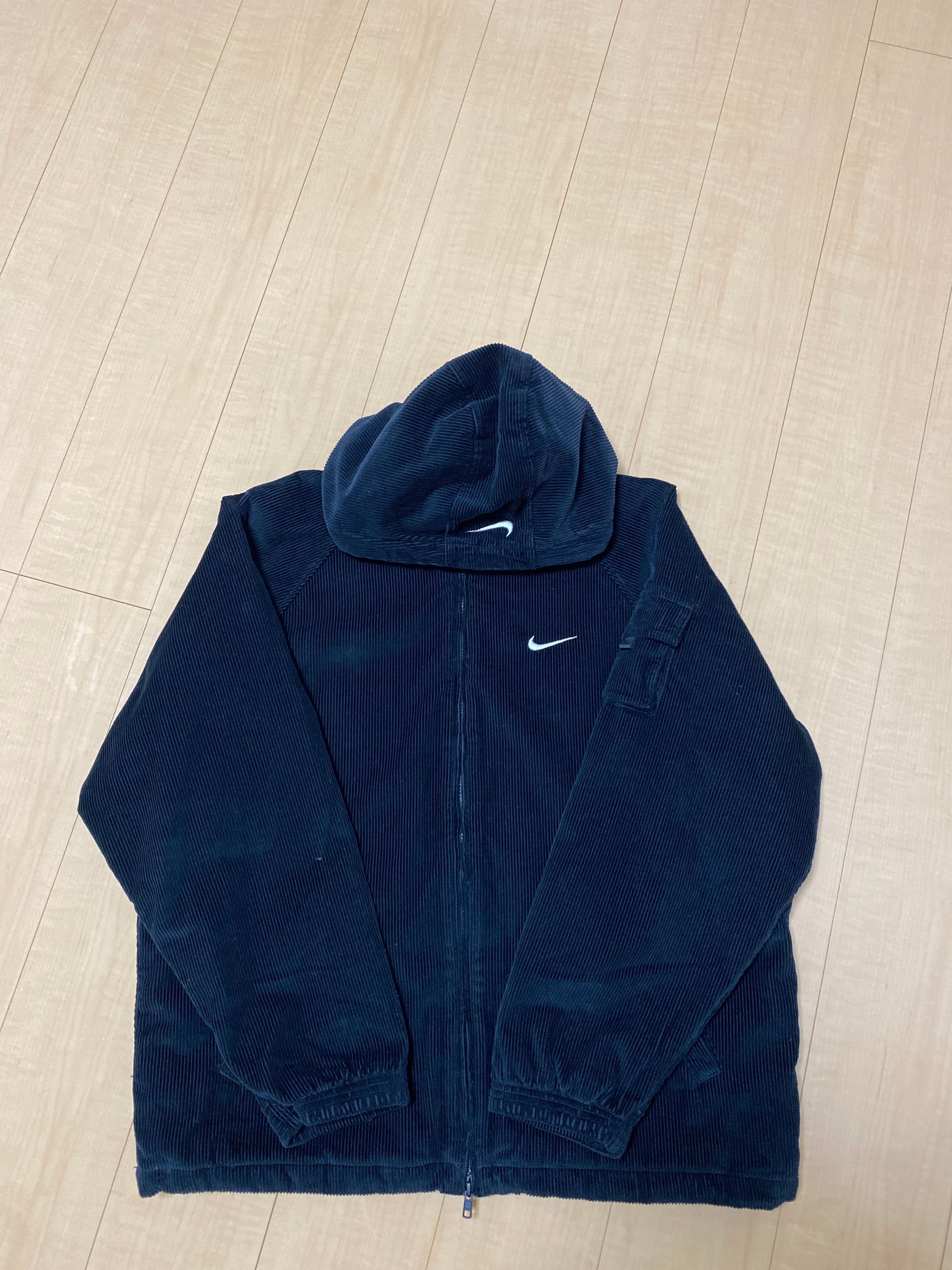 Supreme / Nike Arc Corduroy Hooded Jacket "Black"