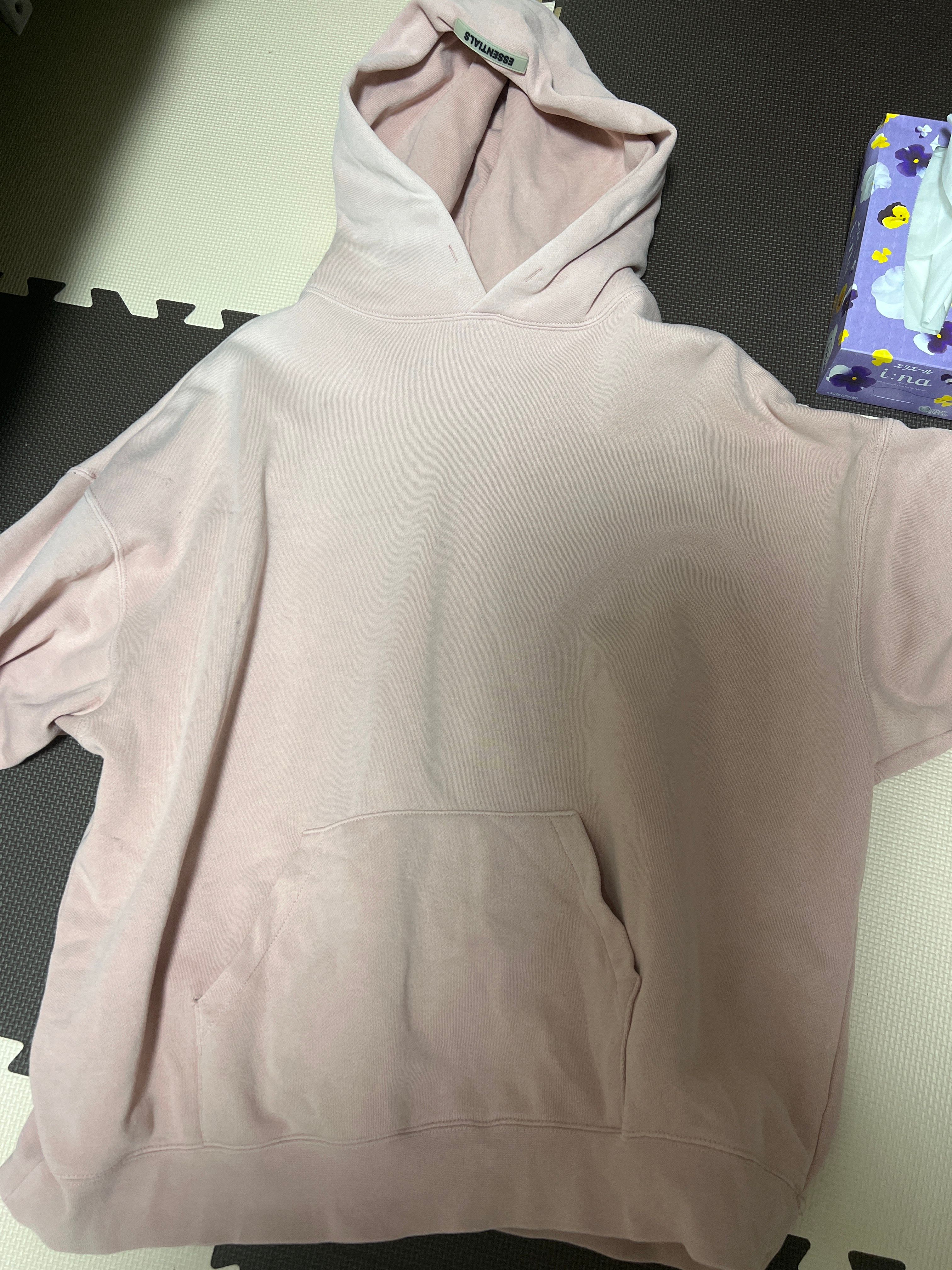 FEAR OF GOD ESSENTIALS 3M Logo Pullover Hoodie "Pink"