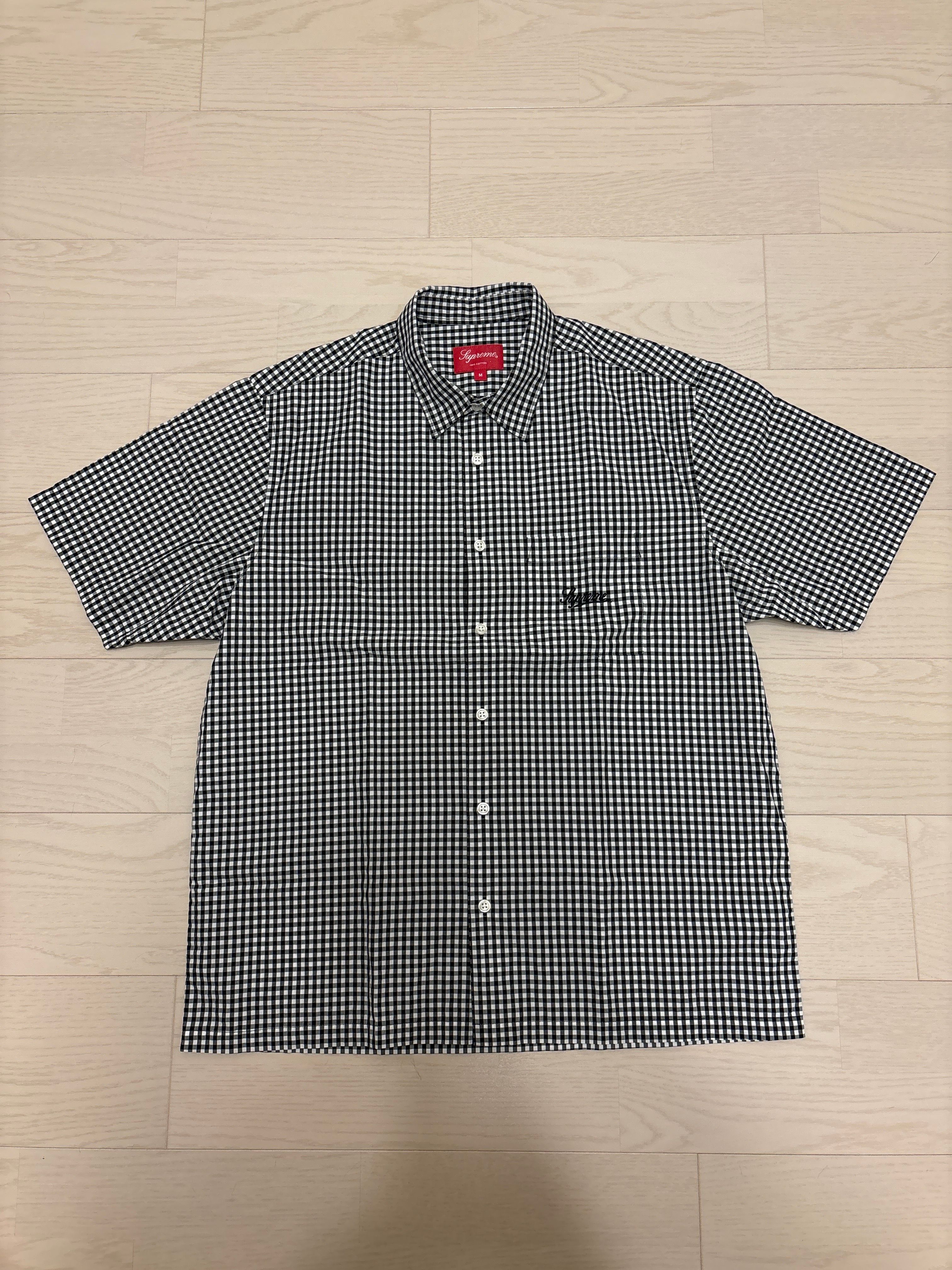 Supreme Gingham S/S Shirt "Black"
