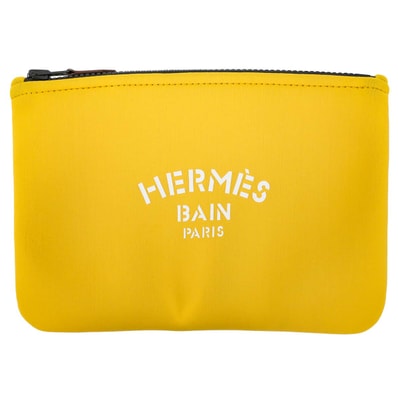 HERMES エルメス フラットポーチ ネオバン PM ソレイユ ナイロン/ポリウレタン ポーチ 新品未使用