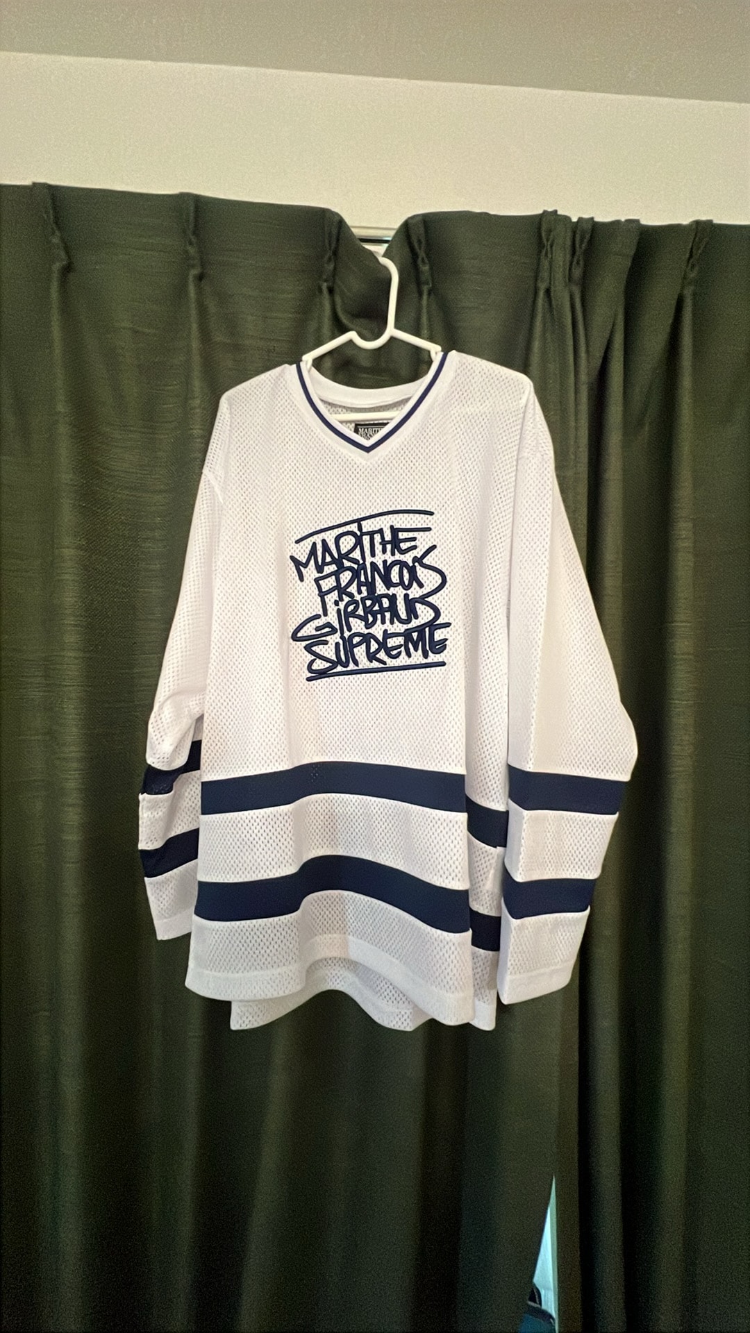 Supreme x Marithe + Francois Girbaud Hockey Jersey "White"