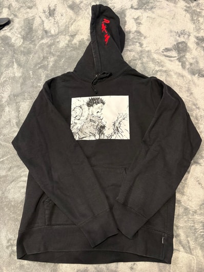 Supreme / AKIRA Arm Hooded Sweatshirt "Black"