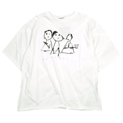 新品 UNDERCOVER アンダーカバー 24SS 日本製 ランダムダーツプリントTシャツ UP1D4810-1 2 WHITE 半袖 TEE トップス g24866