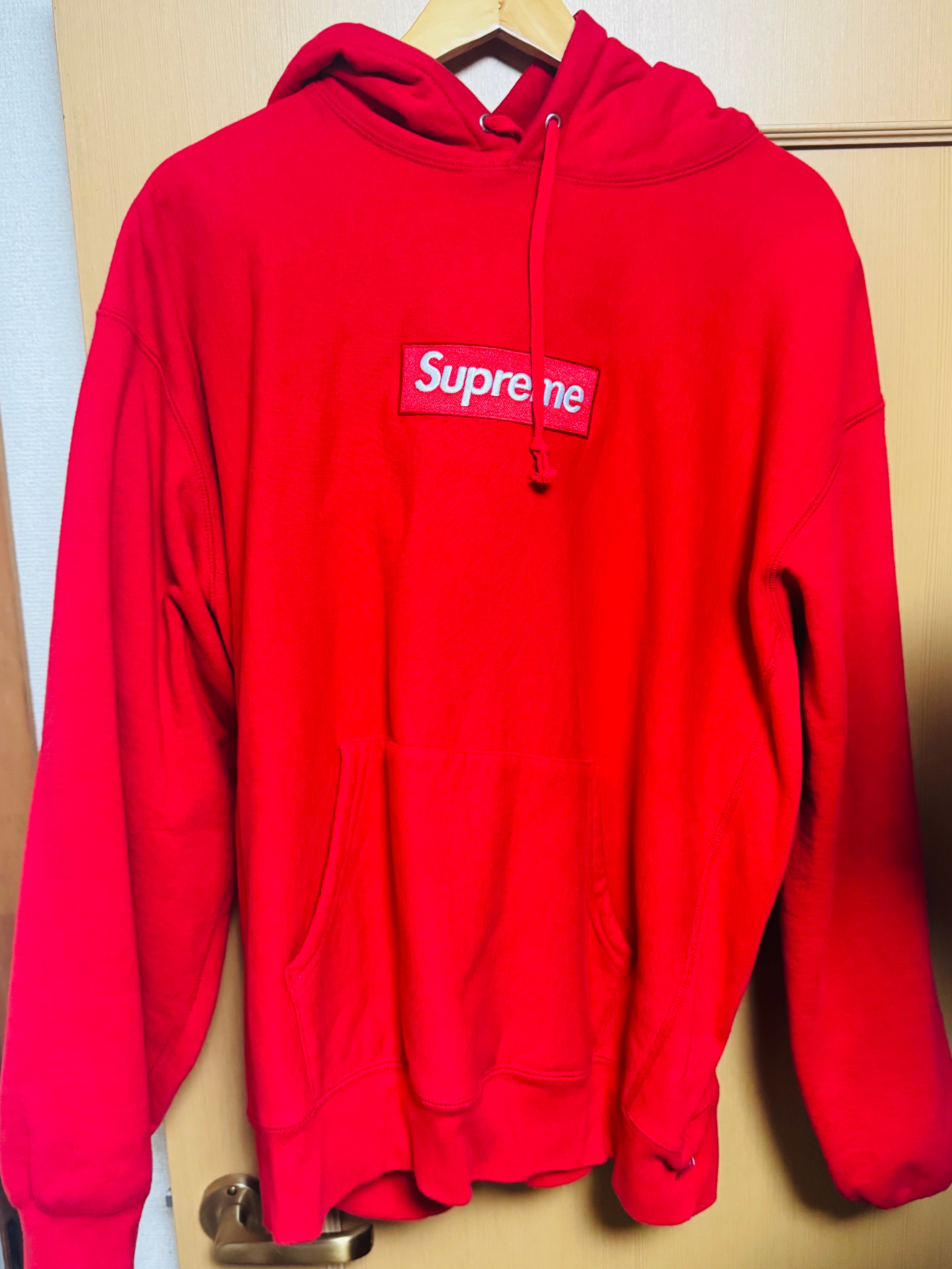 Supreme Box Logo Hooded Sweatshirt "Red" (23FW)