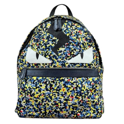 フェンディ バッグバグズ リュック・デイパック ナイロン 7VZ012-5WH ユニセックス FENDI 中古