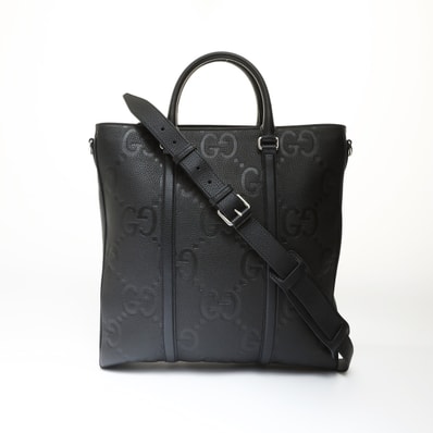 グッチ GUCCI ジャンボ GG レザー 2way トートバッグ【中古】