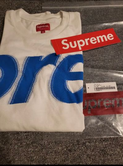 Supreme Intarsia S/S Top "White"