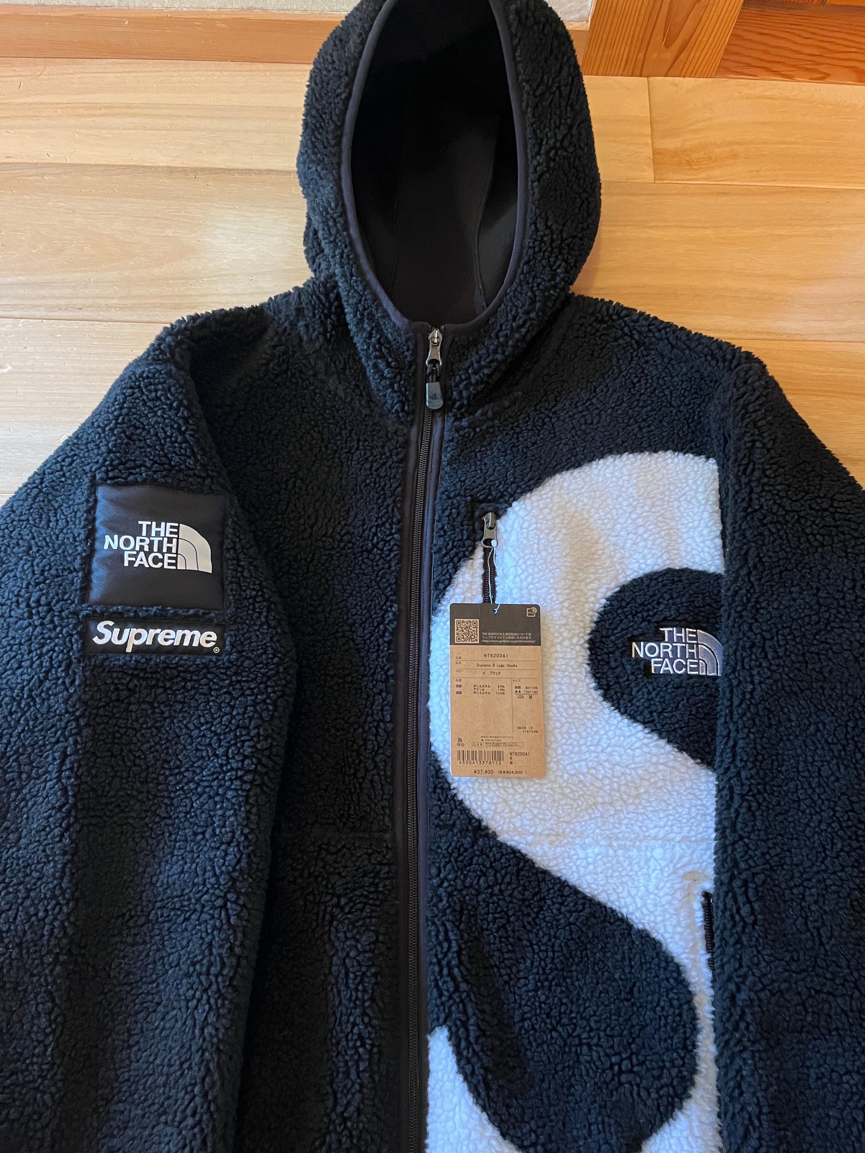 Supreme x The North Face S Logo Hooded Fleece Jacket "Black"