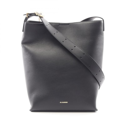 ジルサンダー JIL SANDER CANNOLO TOTE ショルダーバッグ バッグ レザー レディース ブラック系 J08ZH0084P8931001 【新品】