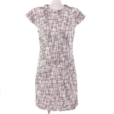 極美品 シャネル
ワンピース アイボリー ブラック レッド レディース 36 P50967