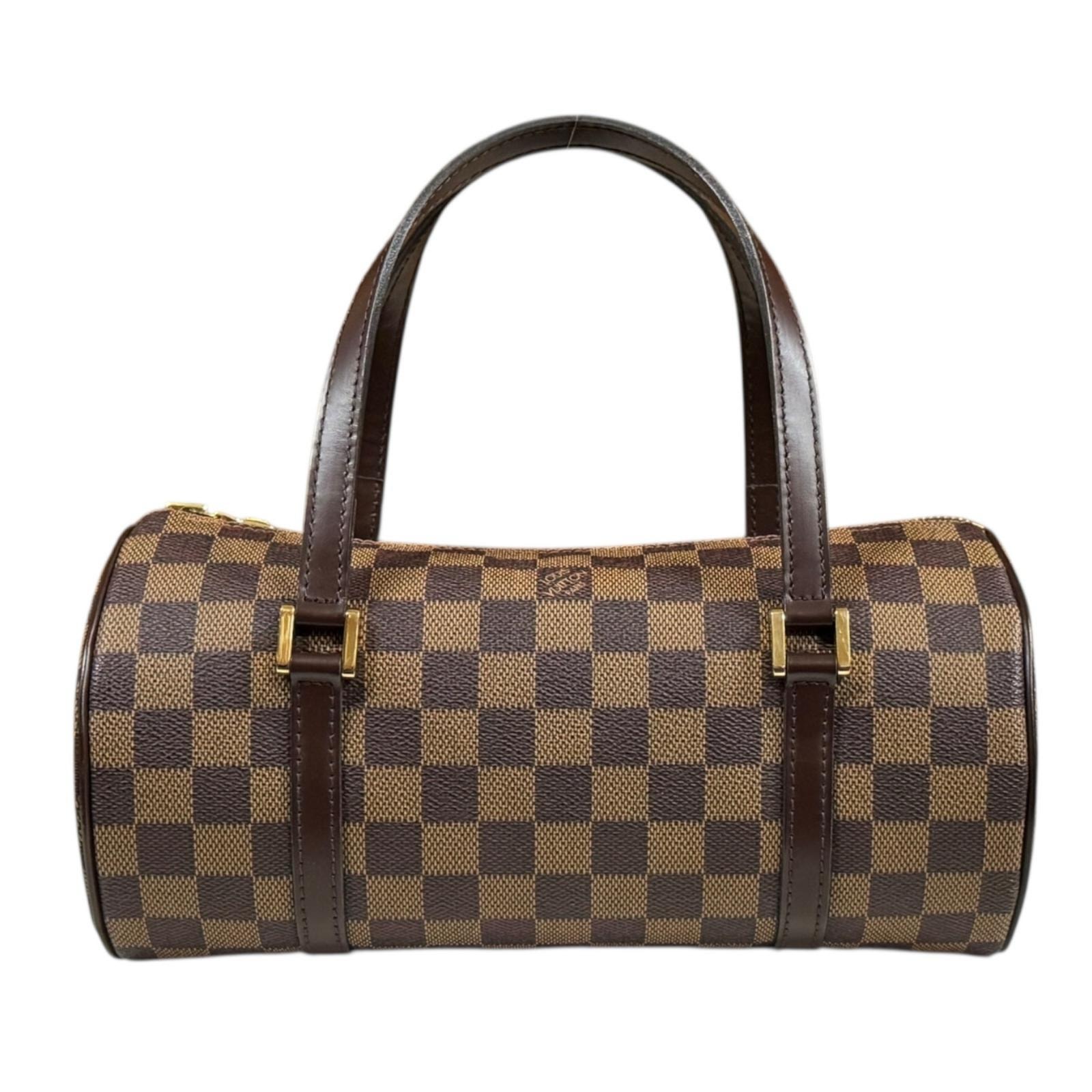 ルイヴィトン パピヨン26 ダミエ ハンドバッグ ダミエキャンバス N51304 ブラウン レディース LOUIS VUITTON  中古
