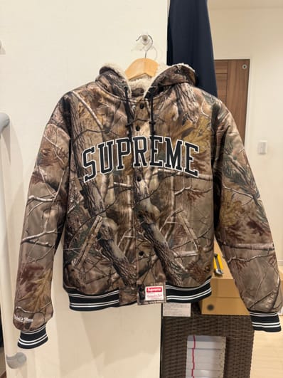Supreme x Mitchell & Ness Lined Hooded Satin Varsity Jacket Supreme x Mitchell & Ness Lined Hooded Satin Varsity Jacket