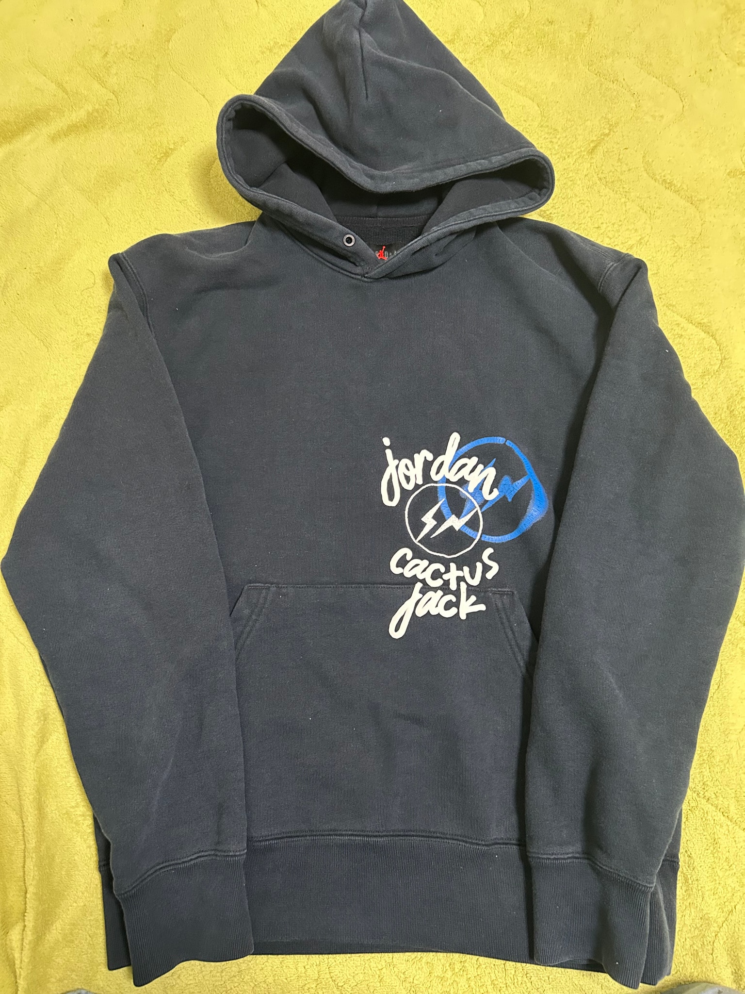 Air Jordan Travis Scott Fragment Hoodie "Black"