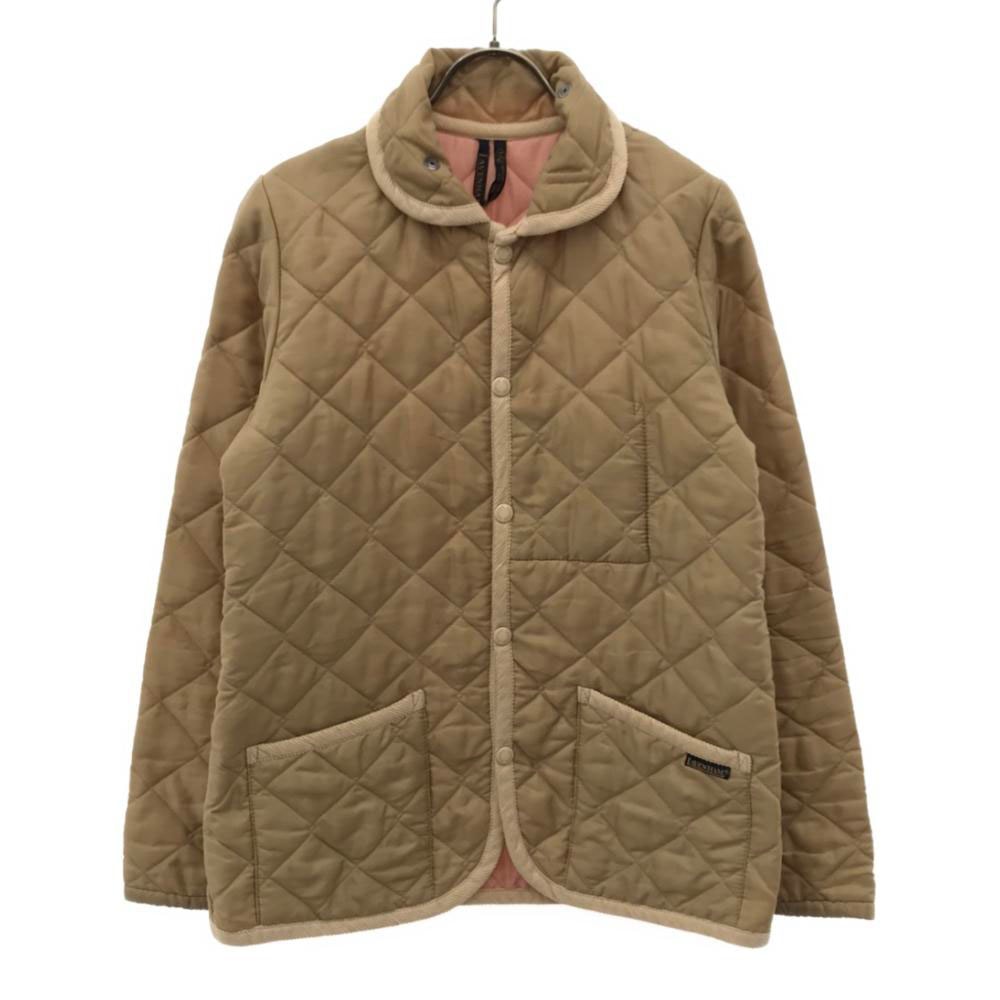 LAVENHAM ラベンハム 英国製 キルティングジャケット 36 ベージュ サイドベンツ