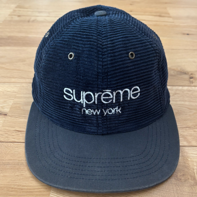 Supreme Corduroy Classic Logo 6-panel クラシック コーデュロイ キャップ シュプリーム