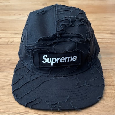 Supreme Layered Camo Camp Cap "Black"