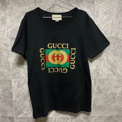 ★GUCCI★ グッチ 半袖 Tシャツ ブラック 黒