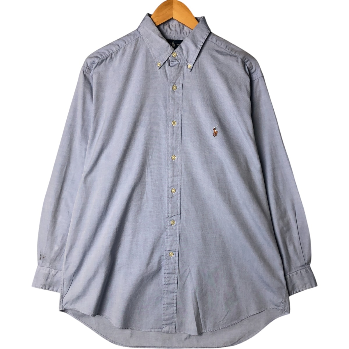 古着 ラルフローレン Ralph Lauren YARMOUTH 長袖 ボタンダウンシャツ メンズL相当/eaa578036