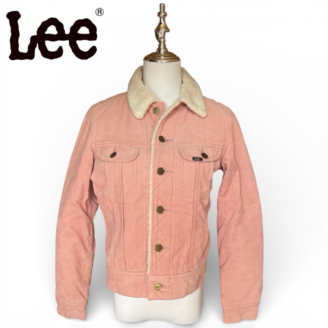 LEE ストームライダー 希少ピンク ボア付 M
