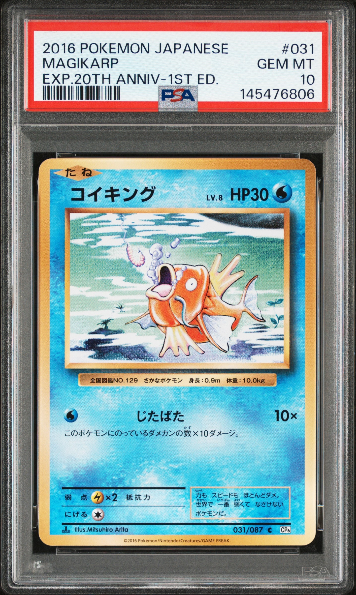 コイキング C :1ED [CP6 031/087](コンセプトパック「ポケットモンスターカードゲーム 拡張パック 20th Anniversary」)