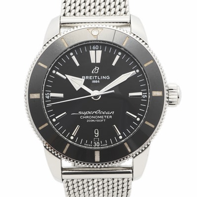 ★最終価格★SALE【6wec0262】ブライトリング スーパーオーシャンヘリテージB20オートマチック44 AB2030 黒文字盤【中古】腕時計 メンズ